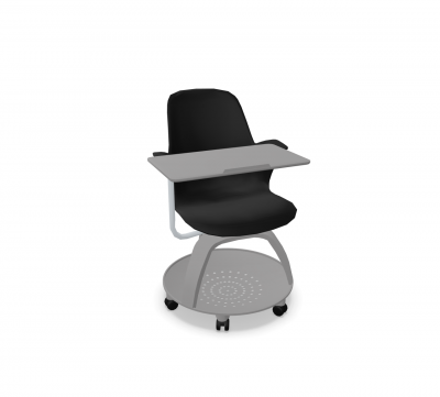 node Stuhl mit Schreibtablar von Steelcase